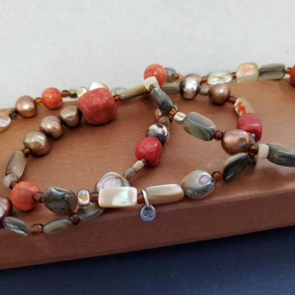 Silpada Sterling and Gemstone Necklace and Three-Bracelet Set - Picture 7 of 16